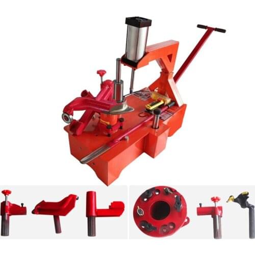 Heavy-Duty Tyre Raking Machine Pneumatic Vacuum Mobile Tyre Raking Machine With Three Bird Heads/16/22. 5/17.5-19.5/Bird Head