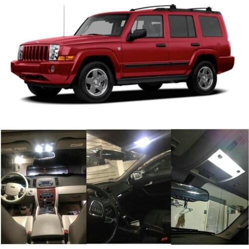 LED interior lighting complete set For Jeep Commander Grand Cherokee WL (WK2) Renegade Wrangler III (JK)