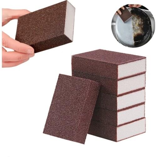 Magic Sponge Eraser Emery Sponge Wipe Carborundum Removing Rust Cleaning Brush Rust Cleaning Sponge Kitchen Tools