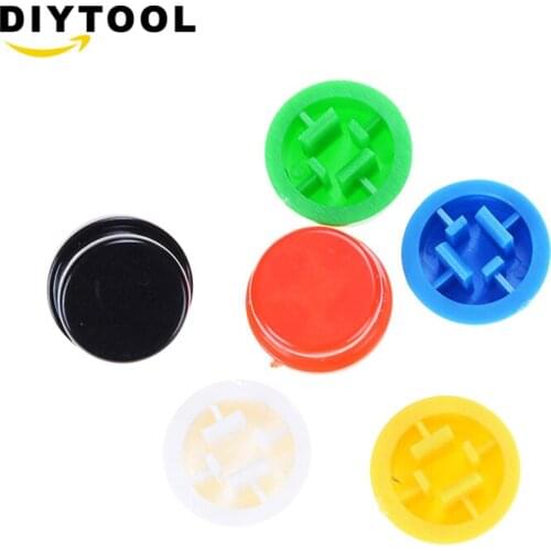 140Pcs Round Tactile Button Caps Kits 9.58*5.1mm for 12*12*7.3mm Micro Tact Switch For Arduino