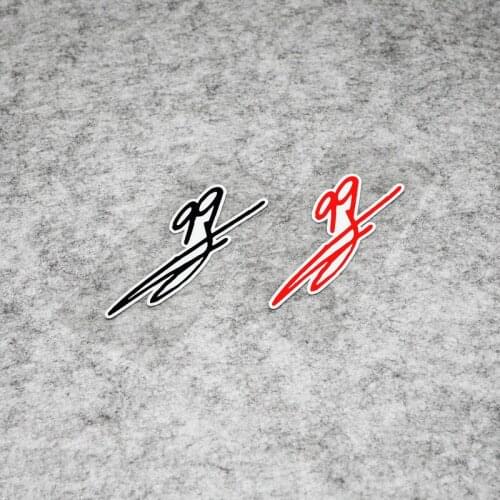 2x Car Stickers Motorcycle Racer Bike Auto Body Tail Door Helmet Decals waterproof for jorge 99