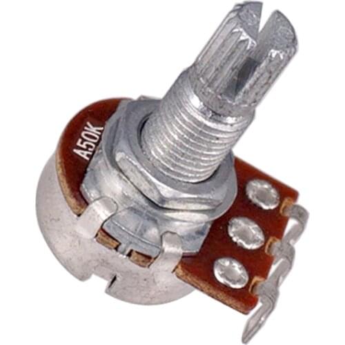50K Split Shaft Audio Pot Potentiometer Fine for Guitar or Bass