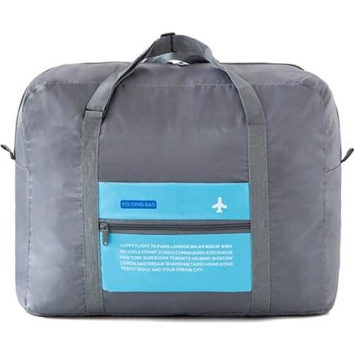 8PCS / LOT Polyester Waterproof Portable Travel Bag Folding Aircraft Bag Large Cubic Duffel Bag