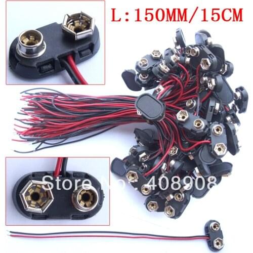 DC 9V Batteries Button SNAP BATTERY CLIP Soldering
