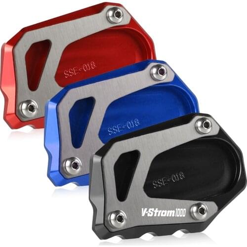 Vstrom 1000XT 1000 2014-2019 Motorcycle CNC Foot Side Stands Extension Pad FOR SUZUKI V-STROM 1050XT VSTROM1050 2019-2021 2020