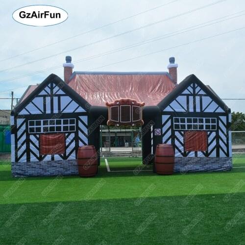 Cheap outdoor inflatable Irish bar tent for sale inflatable pub tent