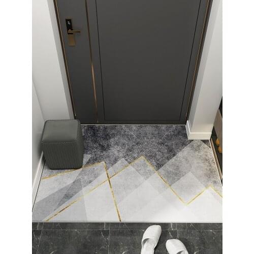 Door mat entrance door mat indoor can be cut porch mat light luxury living room carpet home
