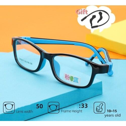 Flexible Kids Eyeglasses Frame TR90 Children Glasses Unbreakable Safe Light Boys Sports Optical Glasses Frame Kids Glasses