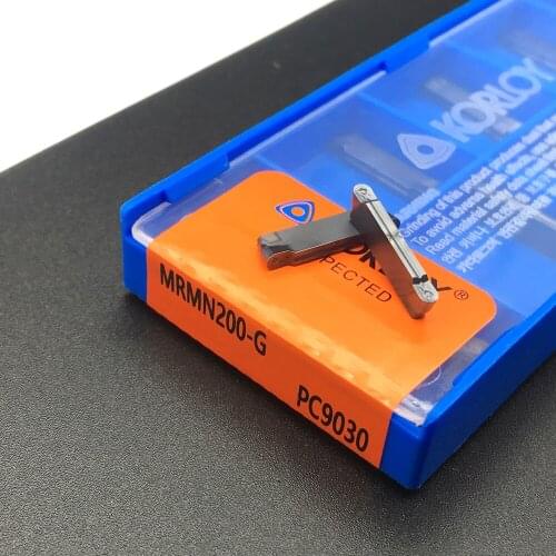 10pcs high quality MRMN200 PC9030 Machining arc groove carbide knives Circular groove carbide turning insert cutting insert