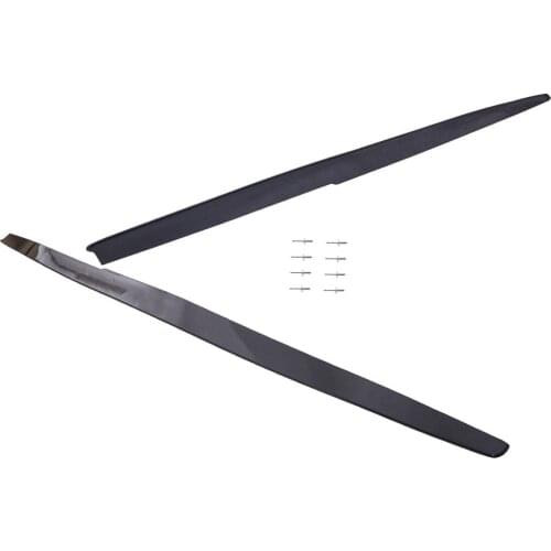 1Pair right and left SIDE SKIRT EXTENSION KIT GLOSS BLACK for BMW 4 SERIES F32 F33 F36 M PERFORMANCE