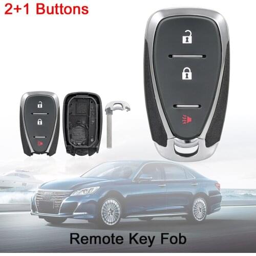 2 Buttons Smart Remote Key Shell Replacement Keyless Entry Auto Car Keys Fob Body Housing for Chevrolet Cruze Malibu Camaro