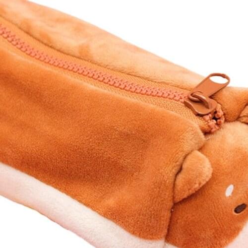 Creative Corgi Pencil Pouch Large Cosmetic Pouch Portable Pen Pouch Multipurpose Travel Storage Bag for students Women HCCY