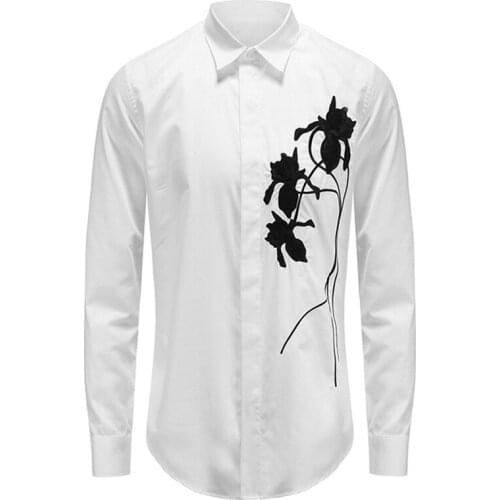 LIBIELIY Mens Silk Shirts
