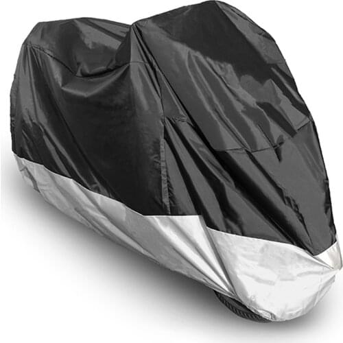 M/L/XL/XXL/XXXL 210D Rain Dust Motorcycle Cover Outdoor UV Waterproof All Season Protective Scooter Motorbike For Harley Honda Y