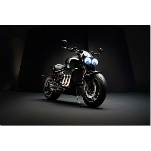 Wall Art Canvas Prints Posters Triumph Rocket 3 TFC Motorcycles DIY Framed Canvas Painting Decoration