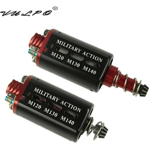 VULPO New Heat dissipation Type High Speed AEG Motor for Airsoft AK M16/M4/MP5/G3/P90 AEG Fits for M120 M130 M140 Spring