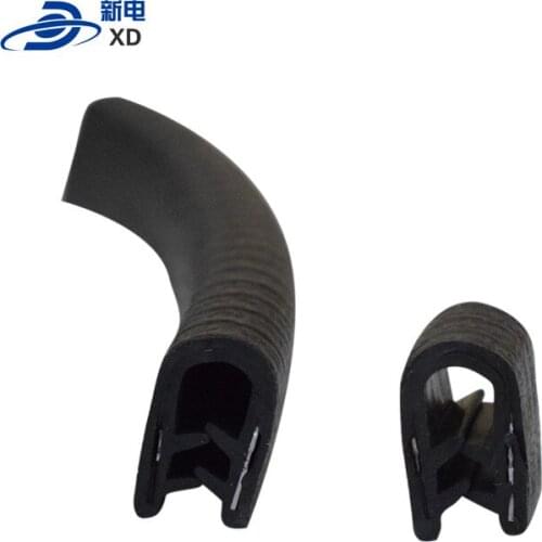 Equipment open hole edge hard rubber door strip