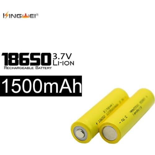 Original New KingWei 10Pcs High C-rate 18650 Battery 1500mah 3.7v Li-Lon Rechargeable Battery