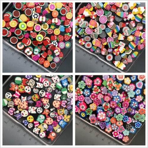60g 10X1mm Cakes,Animals,Flower,Fruits Polymerclay,Soft Clay Sprinkles For Kids Diy/Craft Diy Making/Earring Making