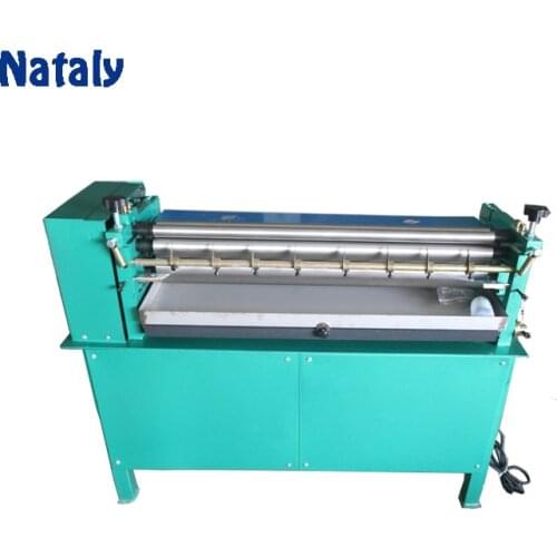 Cabinet type semi-automatic folding carton box hot melt gluing machine envelope gluing paper machine