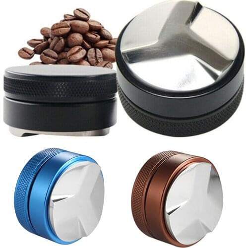 Adjustable Coffee Tamper Distribution Tool For Espresso Coffee Portafilters Parts Kitchen Tool For Tamping Fresh Ground 51/58mm