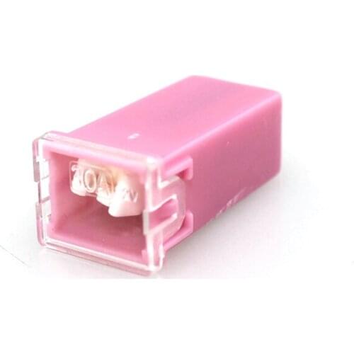 Pink 30A AMP 32V Female Plug in Blade Jcase Cartridge Standard PAL Fuse