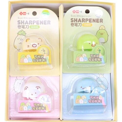 San-X SUMIKKO GURASHI Cute animal Pencil Sharpener Kawaii School Supplies Stationery Items Student Prize for Kids Gift