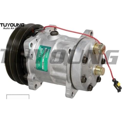 High quality auto ac compressor SD7H15 for Lamborghini 04411400 04437338 R134A