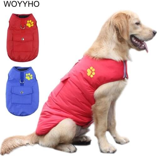 Winter Pet Clothes For Small Mudim Large Dogs Waterproof Outdoor Dog Coat Jackets Chihuahua Pug French Bulldog Clothes