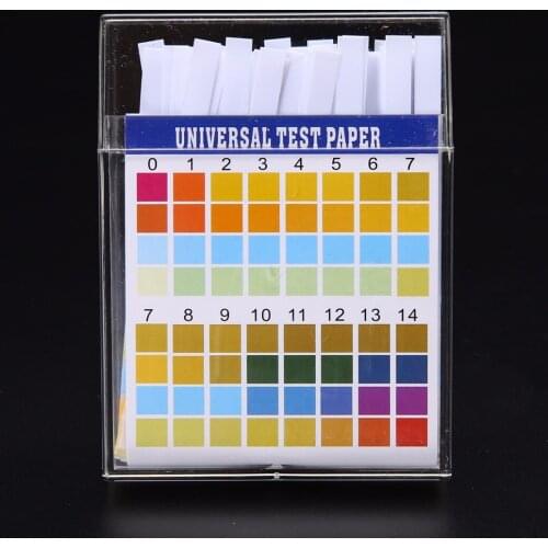100 Strips/Case PH Value Test Paper 0-14 PH Alkaline Acid Indicator Paper For Human Body Drinking Water Saliva Litmus Testing
