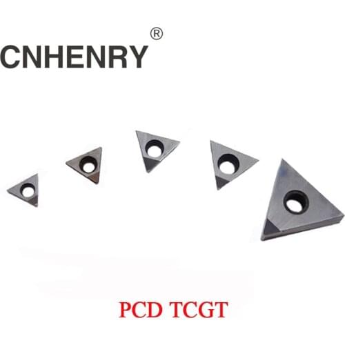 2 PCS PCD Lathe Turning Inserts TCGT110302/04/08 160301/02/04/08 CNC PCD Diamond Inserts Carbide Milling Inserts CNC Cutter