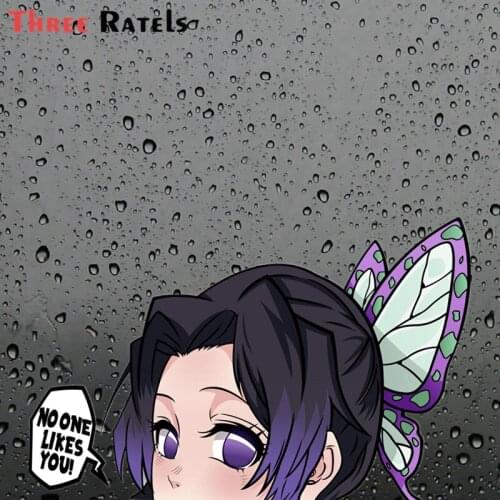 Three Ratels FC207 3D Kanao Tsuyuri Demon Slayer Kimetsu No Yaiba Anime Laptop Peeker Sticker