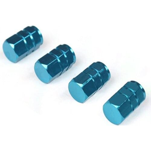 4Pcs/Set Cars Tire Valve Caps Aluminum Dustproof Dust Auto Truck Bike ATV air Leakproof Valves Car Styling Repair Kit