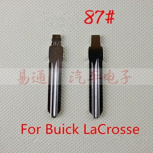 NO.87 Key Blade Blank Remote Key Blade FOR Buick LaCrosse Flip Remote Car Key Blade Replacement