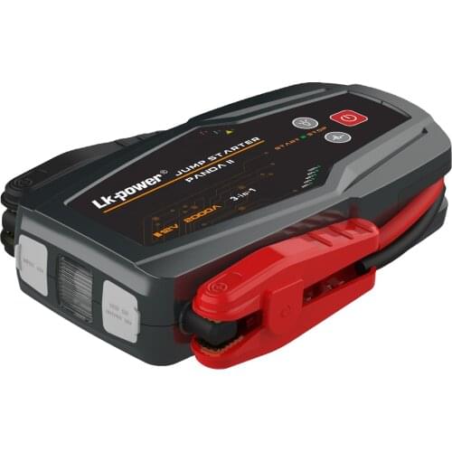 PANDA II 30000mAh battery pack 1000mA jump starter with jumper cable