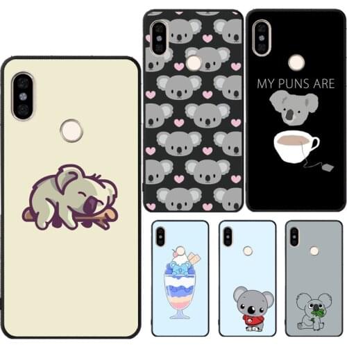 Cute Cartoon Koala For Redmi Note 9S 8T 7 8 9 Pro 9A 9C Case For Mi Note 10 Lite 9T For POCO F2 Pro X3 F1