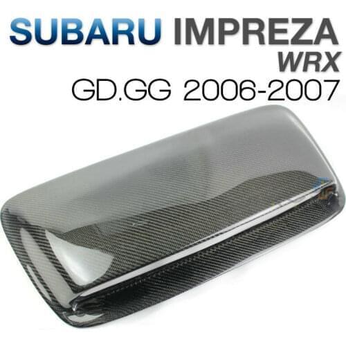 World Rally FRP S12 JDM Carbon Fiber Hood Scoop Bonnet Intake Vent Cover For Subaru Impreza WRX STI GD GG Version 9TH 2006-2007