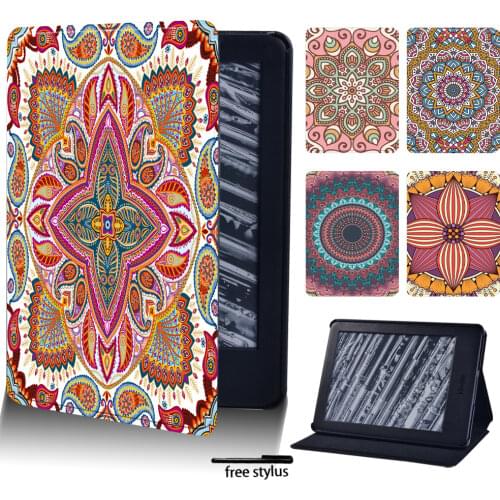 PU Leather Case for Kindle Paperwhite 1 5th/2 6th/3 7th/4 10th/Kindle 10th Gen 2019/Kindle 8th Gen 2016 Tablet Stand Cover + Pen