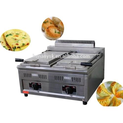 Multi-Function Commercial Gas 1 / 2 Tank Pan Fried Meat Table Machine Fried Dumplings Frying Fryer Pan Machine