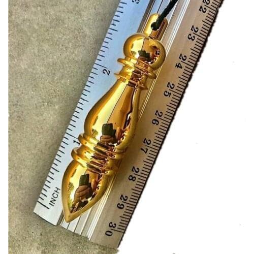 Sl Men Pendant Metal Dowsing Pendulum for Reiki Healing Divinatio Pendent Spiritual Wicca Amulet Screw Shape Pendule Radiestesia