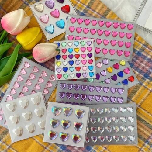 3D Shining LOVE Diamond Stickers Beautiful Sticker Toys For Children On Scrapbook Phone Laptop Gifts Cute Stationary
