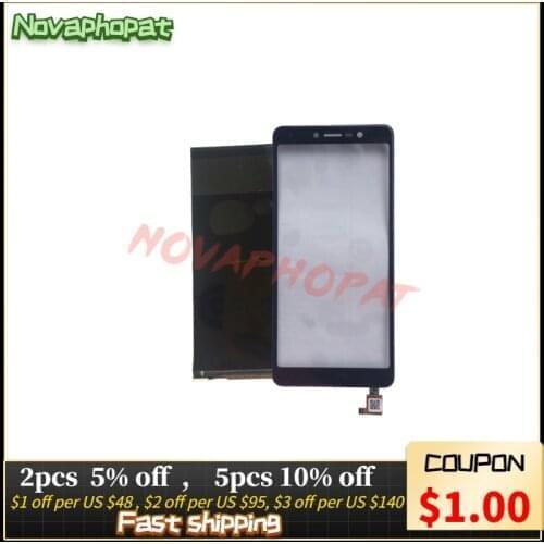 Novaphopat LCD Display Digitizer For BQ Mobile BQ-5520L Silk 5520L LCD Screen Display Touch Screen Sensor Glass Panel + Track