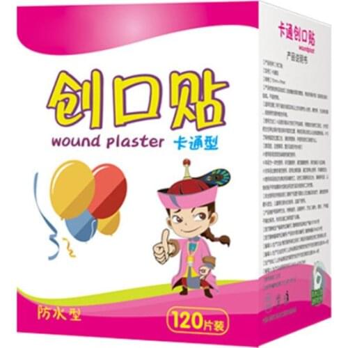 New 120 Pcs/box Cartoon Band-aid Cute Mini Children Breathable Waterproof Bandage ok Bandages Hemostatic Patch