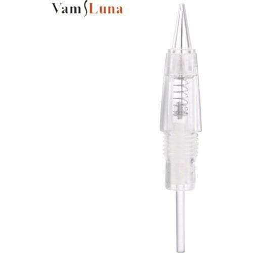 50Pcs Disposable Tattoo Eyebrow EyeLine Needles 1R 3R 5R 5F 7F D Sterilized Microblading Permanent Makeup Cartridge Needles