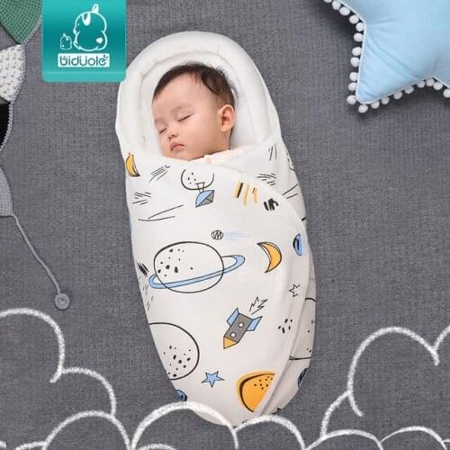 Baby swaddling bag pure cotton spring/summer newborn sleeping bag baby shock wrap baby supplies