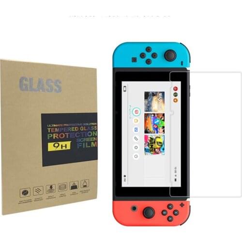 Anti-Scratch Tempered Glass Film Screen Protector NS HD Screen Film Ultra Thin Design for Nintend Switch Toughened Glass Film