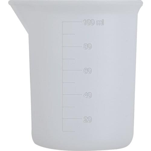NOT AS LONG Crystal Epoxy Disposable Silicone Measuring Cup Creative DIY Production Tool with Scale 100ml Handmade Tools Needed
