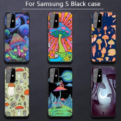 Rainbow Mushrooms Phone Case for Samsung S6 S7 edge S8 S9 S20 S21 S30plus ultra S21/S30 S10-5G lite 2020 S10E