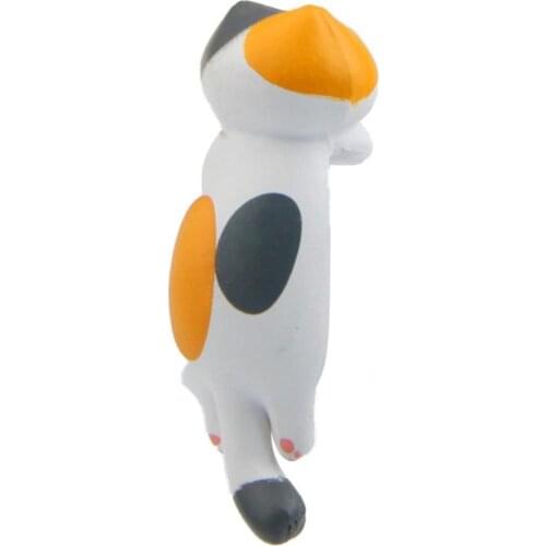 PVC DIY Function Cute Cat Kitty Figurine Smooth Surface Figurine Toy Colorful for Decoration