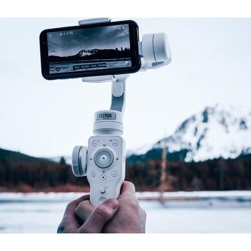 ZHIYUN Smooth 4 Official 3-Axis Gimbal Steadicam Stabilizer for IPhone X 8 Gopro Hero 5 SJCAM SJ7 Xiaomi Yi 4k Action Camera